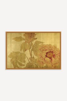 Gilded Peony 1 Wall Art