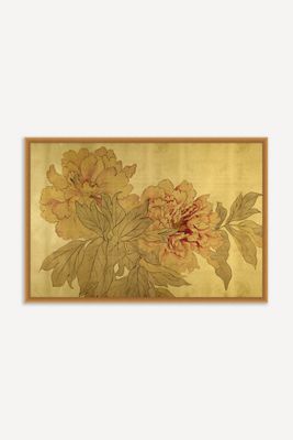 Gilded Peony 2 Wall Art