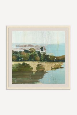 Serene in Cyan Wall Art