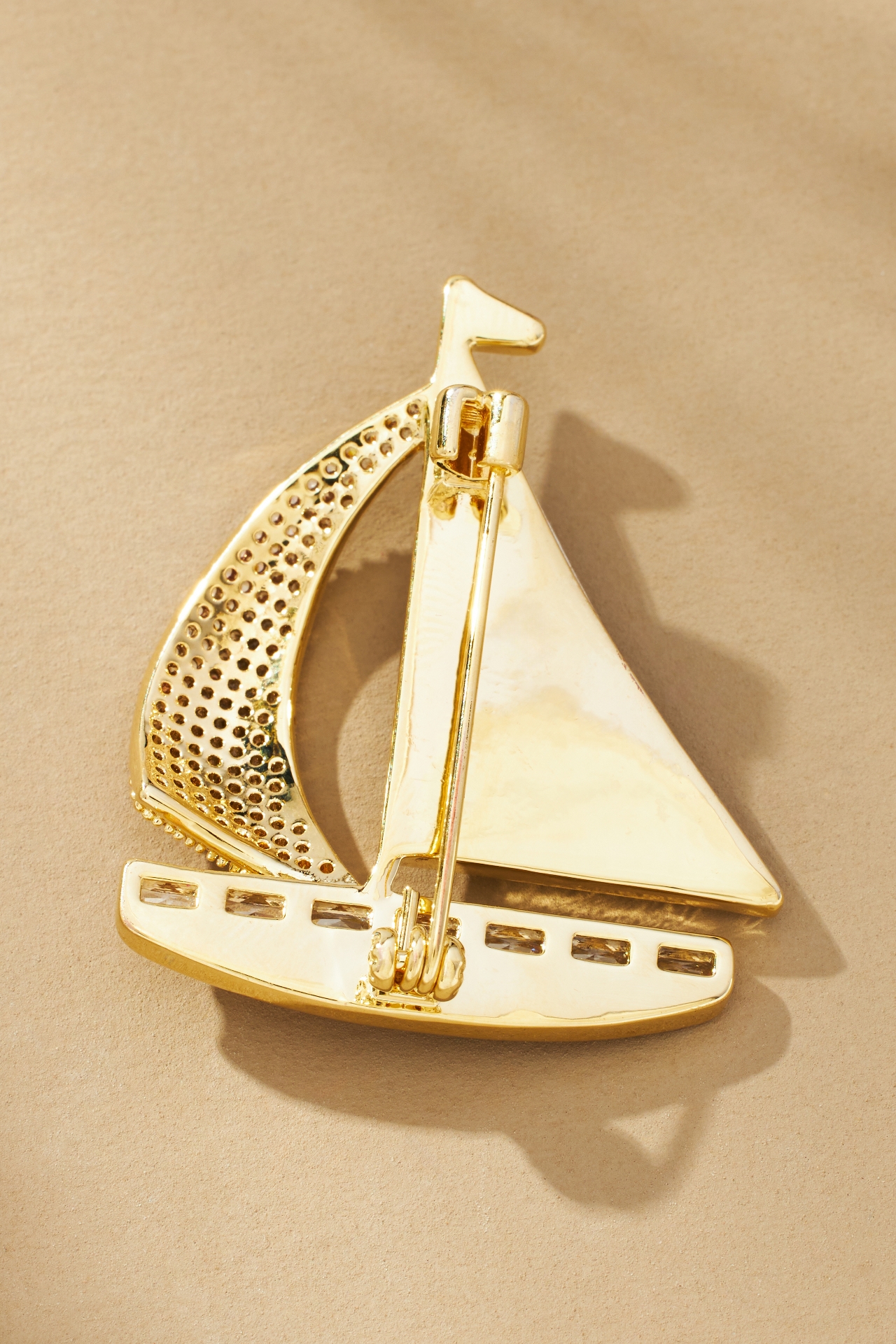 Gemelli Sailboat Brooch