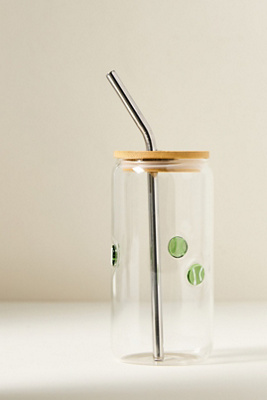 Anthropologie Icon Juice Sipper Glass