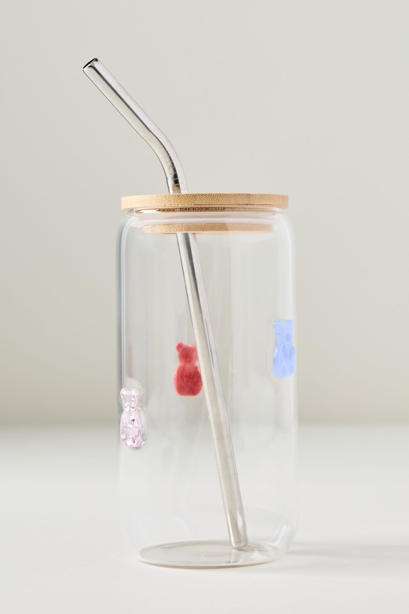 The Icon Juice Glass Tumbler with Lid - Gummy Bear, Standard, One Size