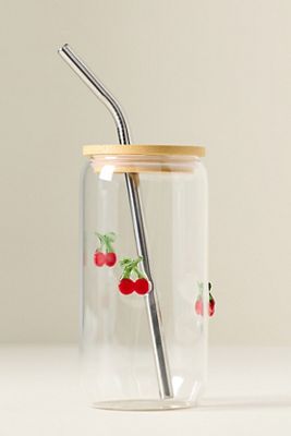 Icon Juice Glass Tumbler with Lid