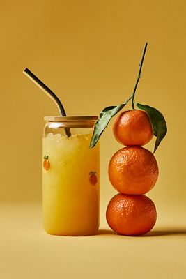 Icon Juice Glass Tumbler with Lid