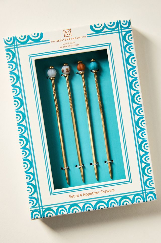 The Mediterranean Dish Appetizer Skewers, Set of 4  #1