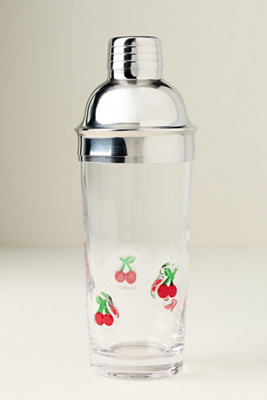 Anthropologie Icon Cocktail Shaker In Yellow