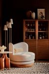 Omari Carved Oak Bar Cabinet