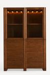 Omari Carved Oak Bar Cabinet