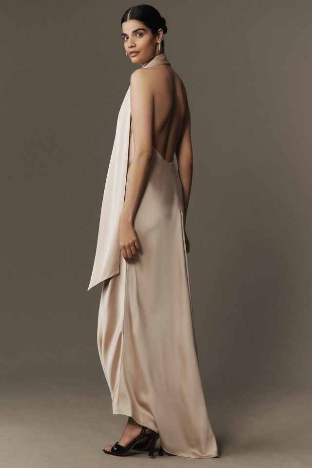 Significant Other Adriana Halter Midi Gown #1