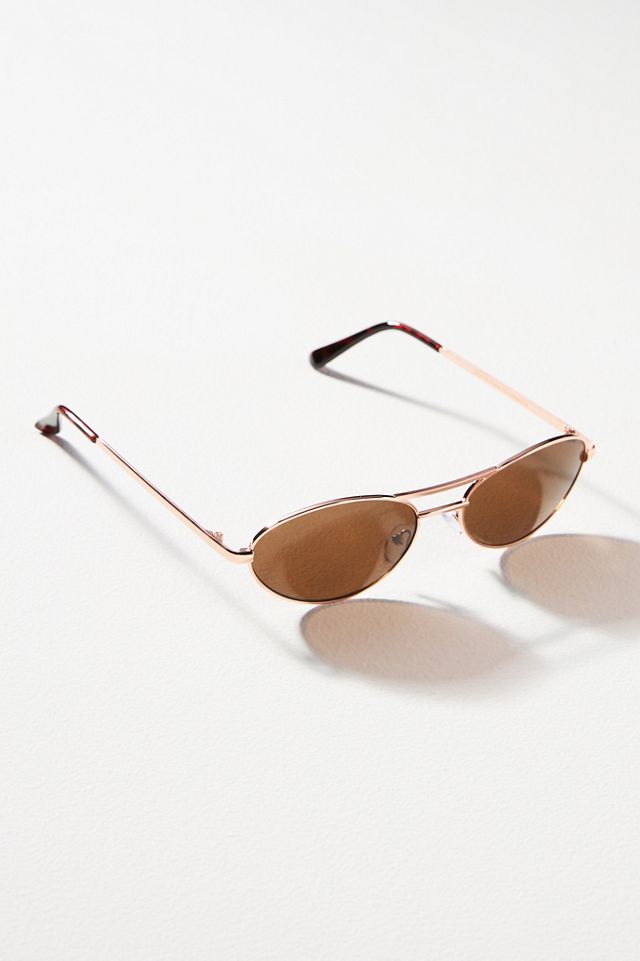 Oval Aviator Sunglasses | Anthropologie
