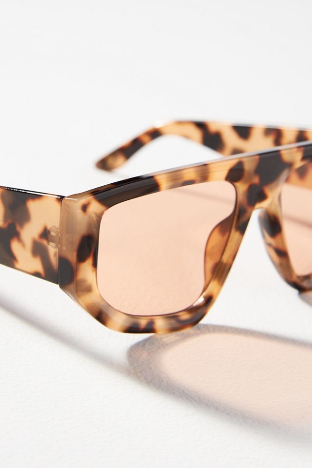 Angular Tortoise Aviator Sunglasses #2