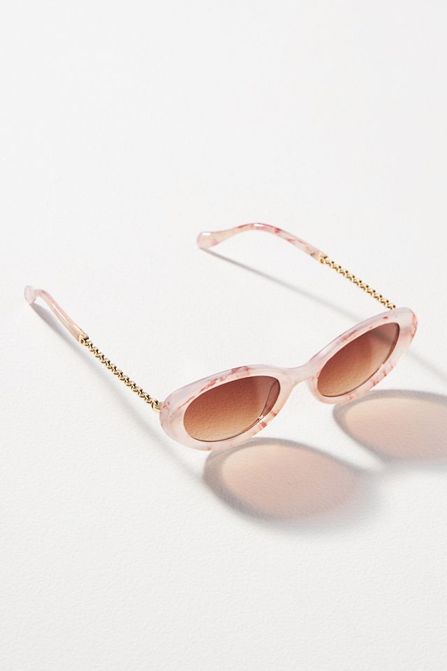Oval Tortoise Sunglasses #1
