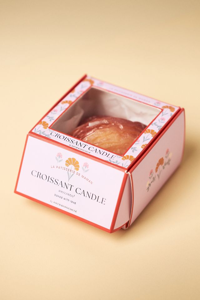 Croissant Shaped Wax Boxed Decorative Candle #1
