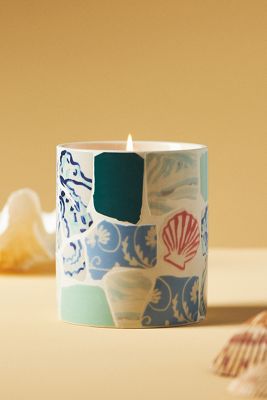 Dimitria Woody Seaside Pine Ceramic Candle