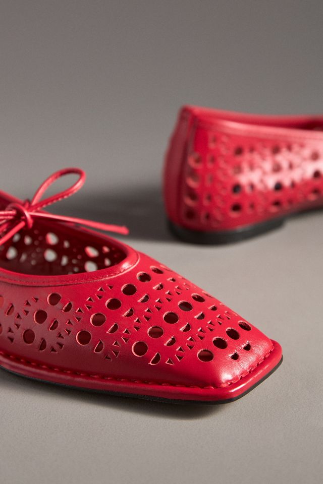 ALOHAS Sway Slit Leather Ballet Flats #2