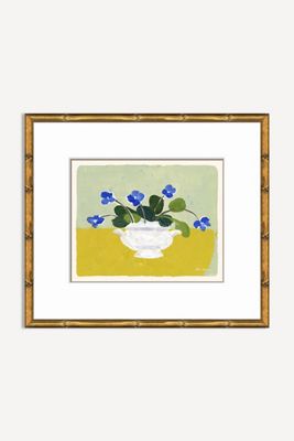 Blue Pansies Wall Art