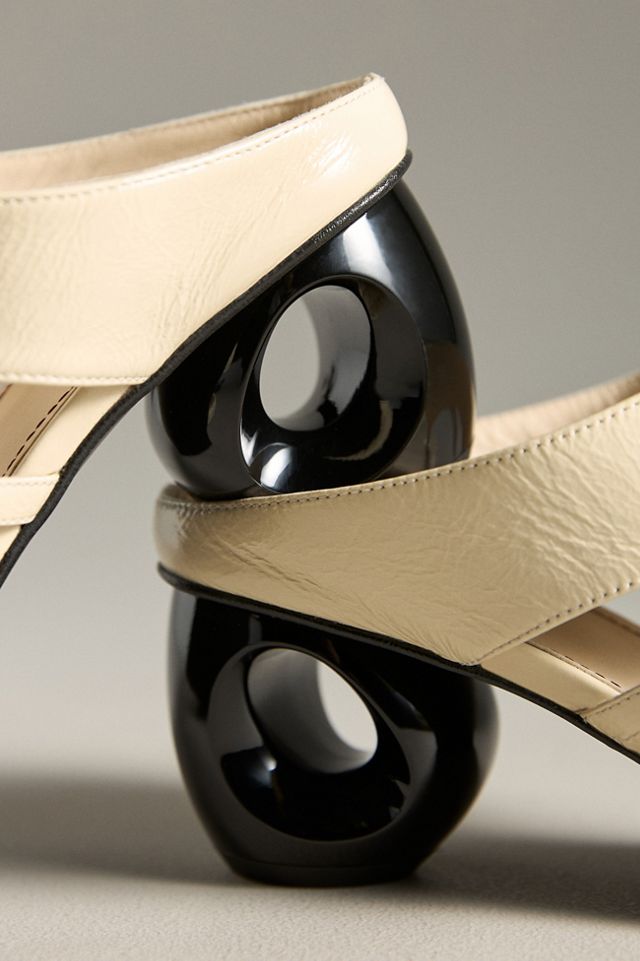 ALOHAS Dystaria T-Strap Heels