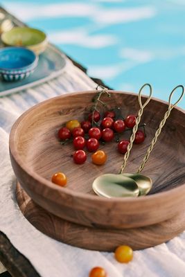 The Mediterranean Dish Wood Serving Bowl