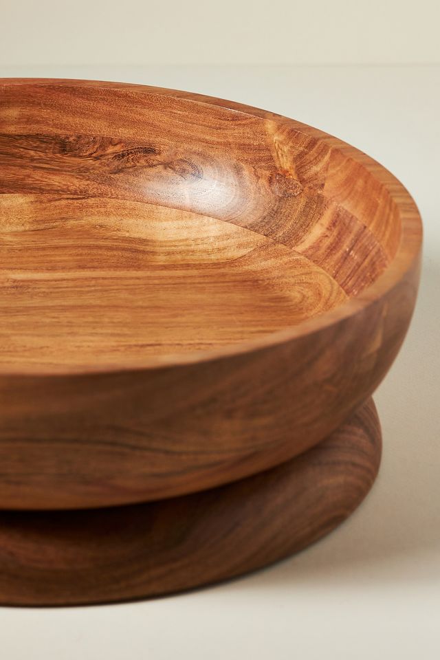 The Mediterranean Dish Wood Serving Bowl #2