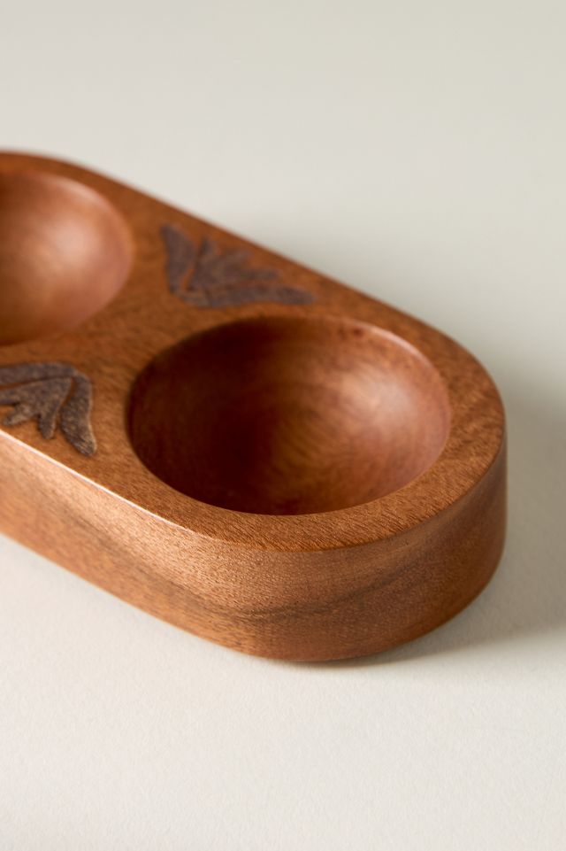 The Mediterranean Dish Wooden Salt & Pepper Dish #2
