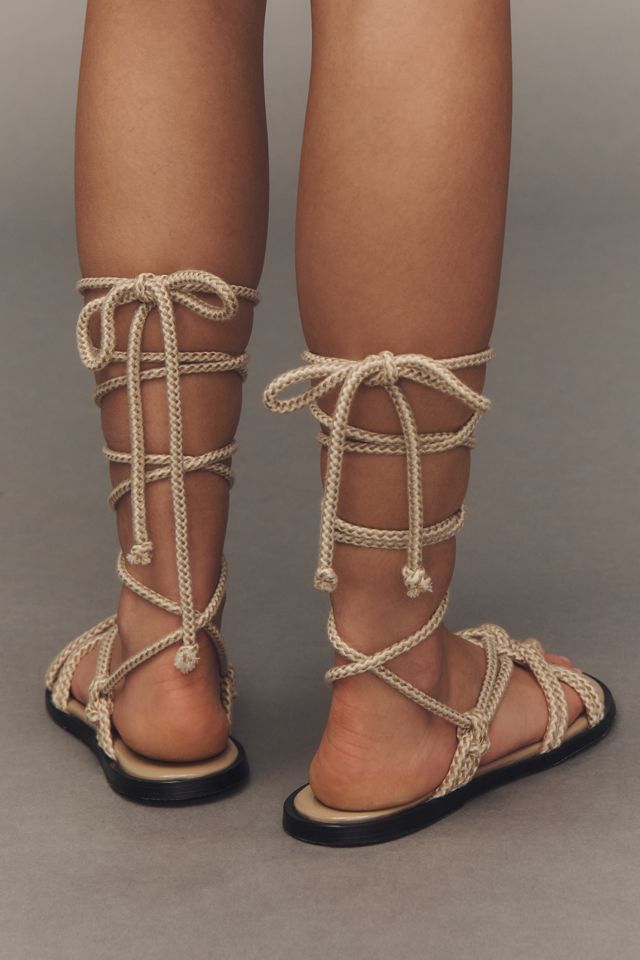 ALOHAS Tory Tie-Up Rope Sandals #2