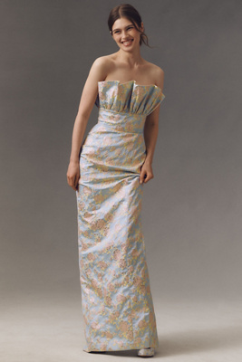 SAU LEE NOAH JACQUARD GOWN 