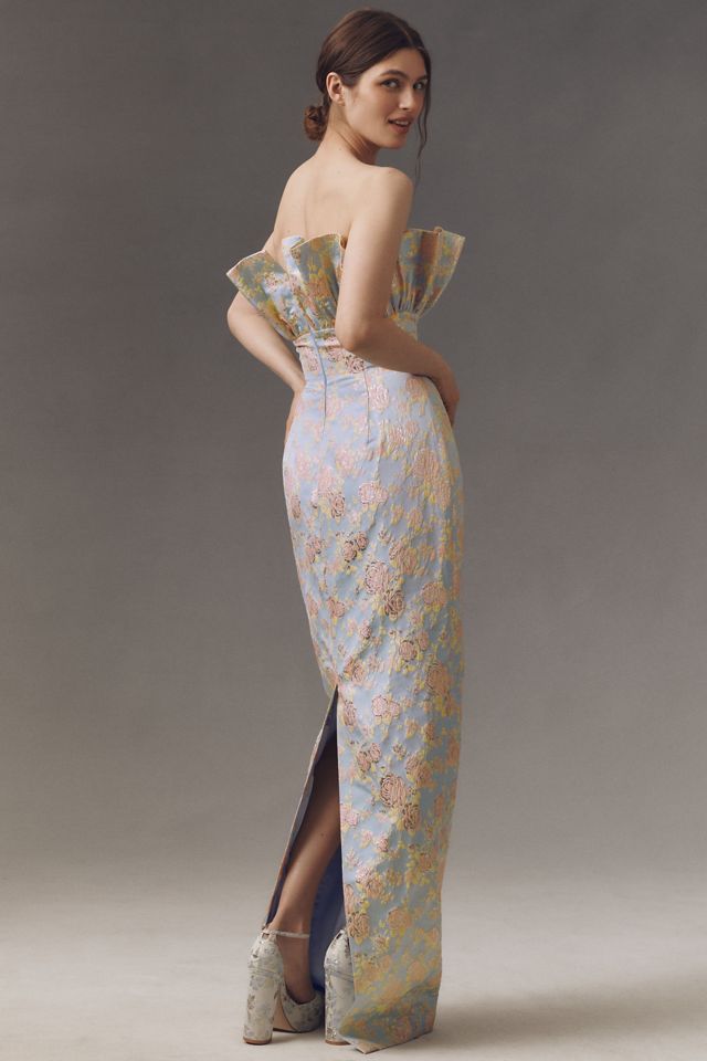 SAU LEE Noah Jacquard Gown #2