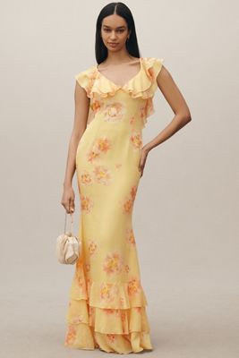 【Anthropologie】SAU LEE ペラ・マキシスカート SAU LEE | Anthropologie