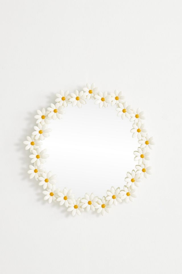 Aster Daisy Round Mirror #1