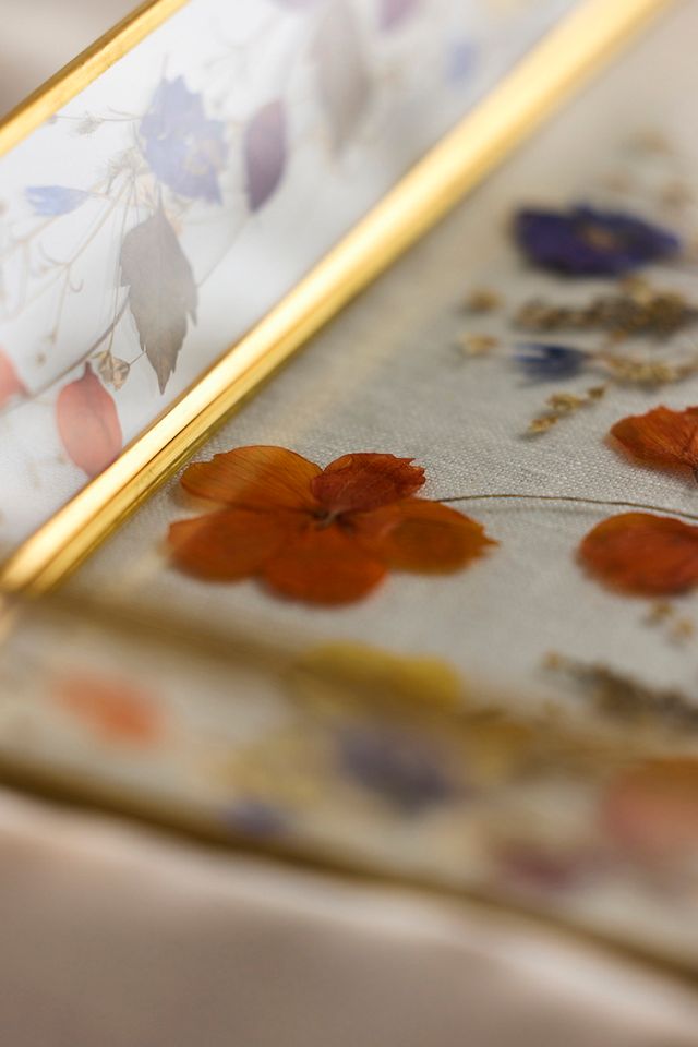 Pressed Floral Glass Tray #1