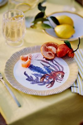 Nathalie Lete By the Sea Melamine Dinner Plate
