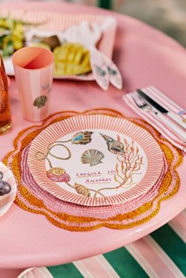 Nathalie Lete By the Sea Melamine Dinner Plate