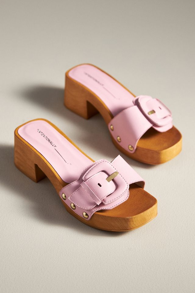 Intentionally Blank Mar Wood-Bottom Heels #1