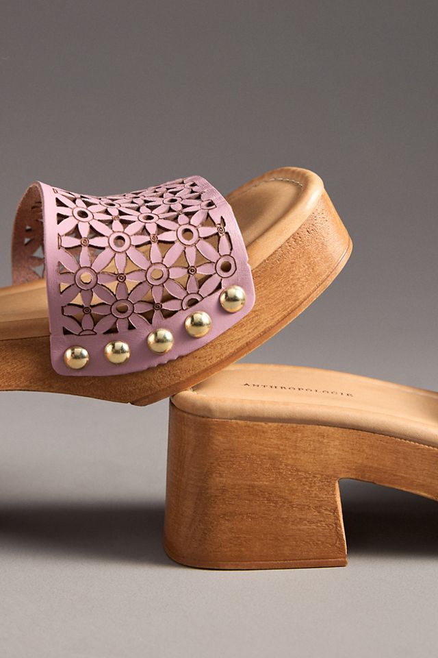 By Anthropologie Floral Peep-Toe Sandals #2