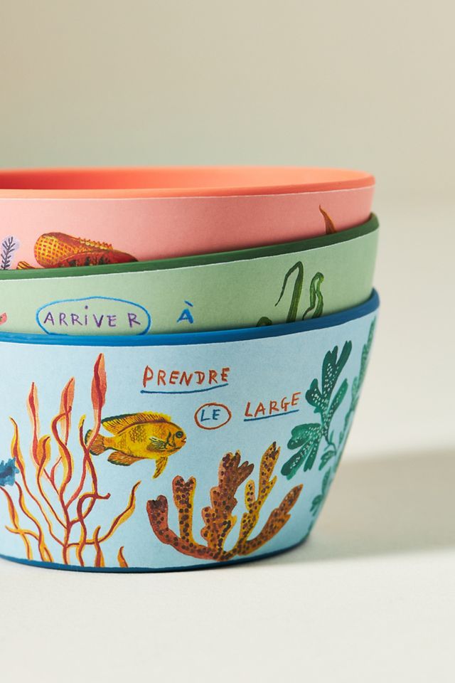 Nathalie Lete By the Sea Melamine Nut Bowls, Set of 3 #4