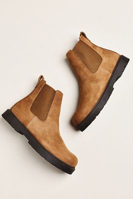 Loeffler Randall Isla Slim Ankle Bootie With Chunky Heel - Cacao