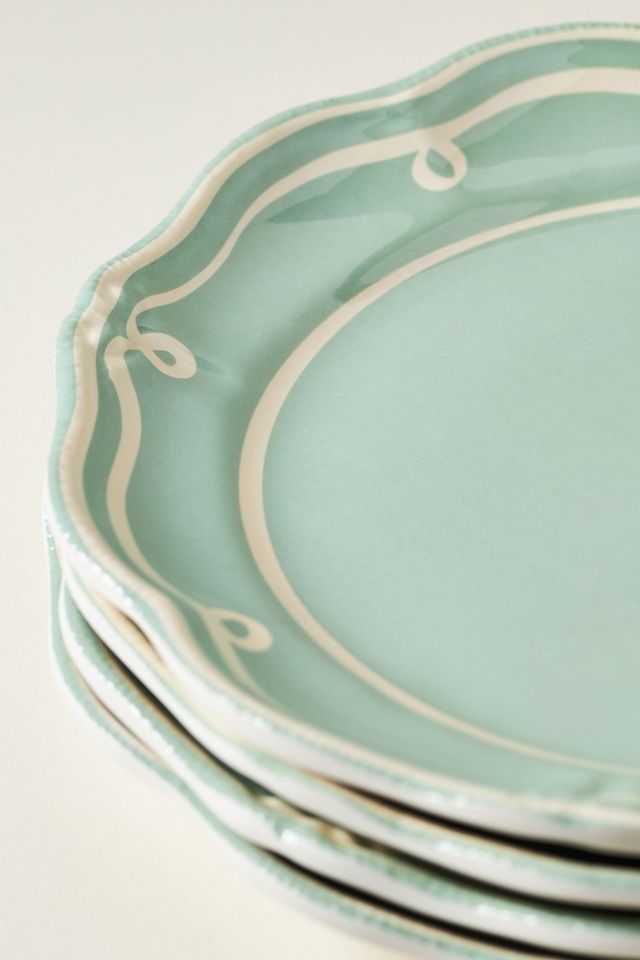 Twirl Melamine Side Plates, Set of 4 #2