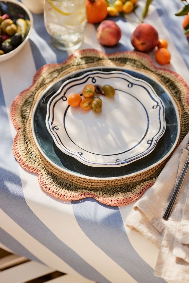 Twirl Melamine Side Plates, Set of 4
