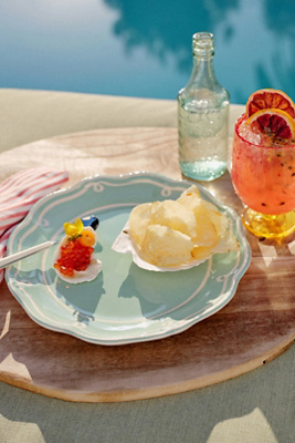 Twirl Melamine Dinner Plates, Set of 4