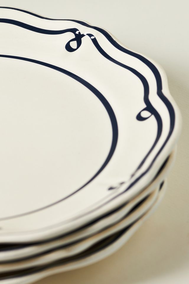 Twirl Melamine Dinner Plates, Set of 4 #2