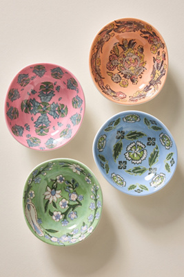 Tangier Oasis Melamine Dip Bowls, Set of 4