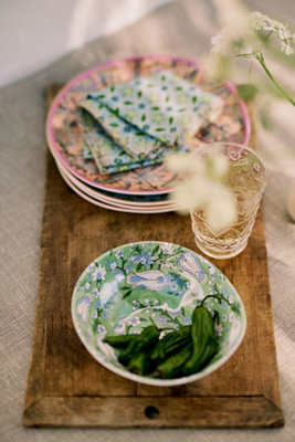 Tangier Oasis Melamine Bowl