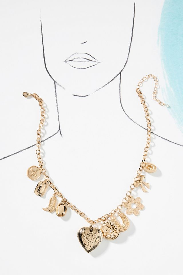 Collier de charme western épais #2