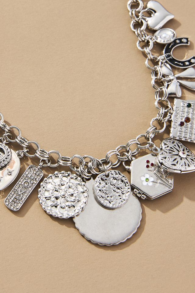 Chunky Coin Charm Necklace #1
