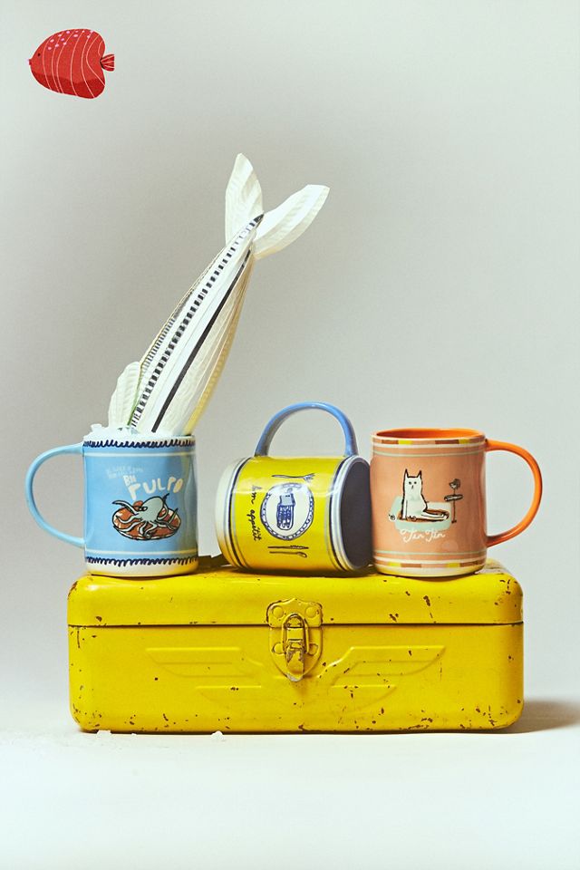 The Original Tinned Fish Candle Stoneware Mug #3