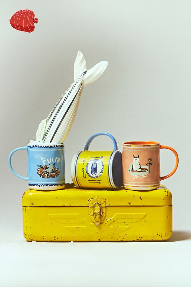 The Original Tinned Fish Candle Stoneware Mug #2