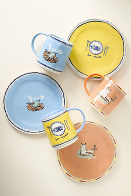 The Original Tinned Fish Candle By Tinned Candle The Original Tinned Fish Candle Stoneware Dessert Plate