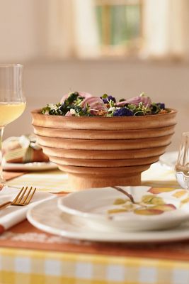 Samba Tropical Hardwood Serve Bowl