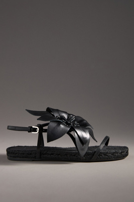 Castaã±er Palma Slingback Sandals In Black