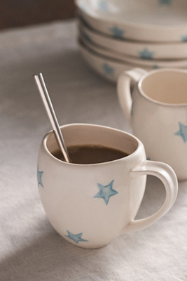 Anthropologie Vida Icon Stoneware Mug